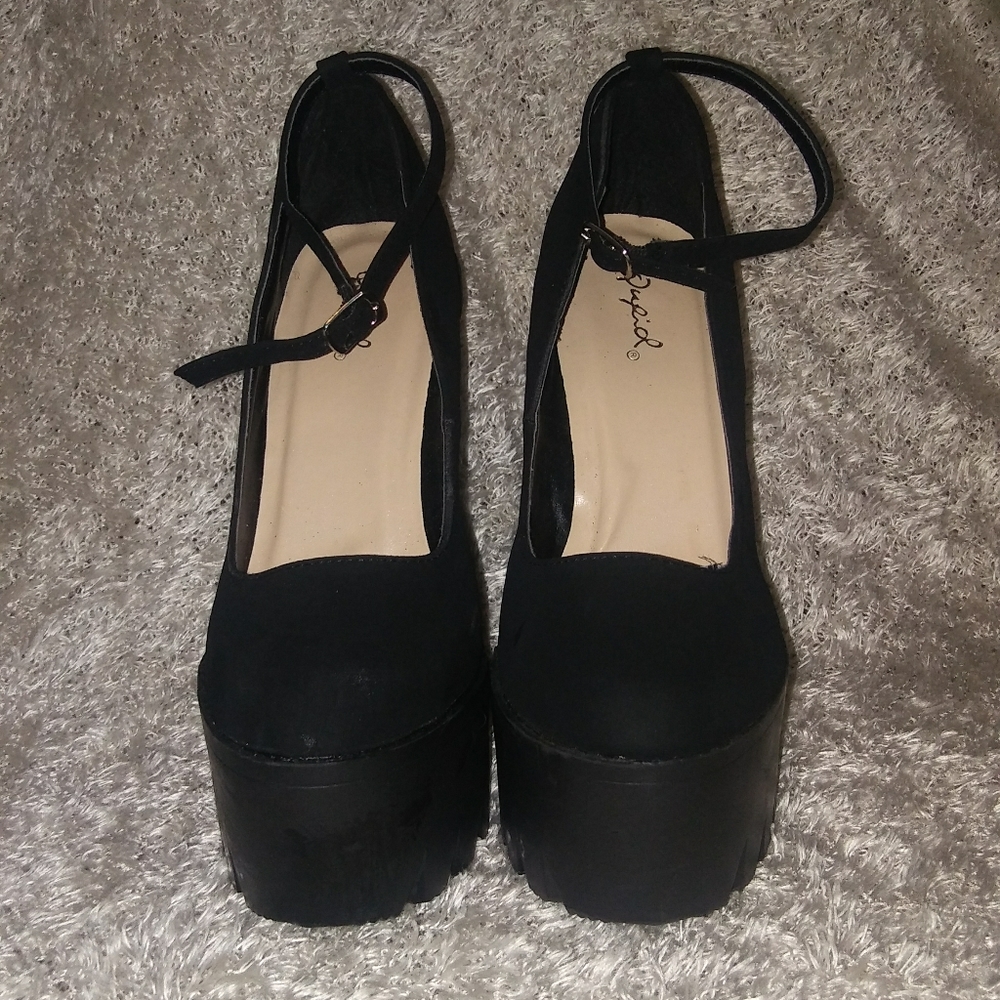 Platform Lug Sole Heels